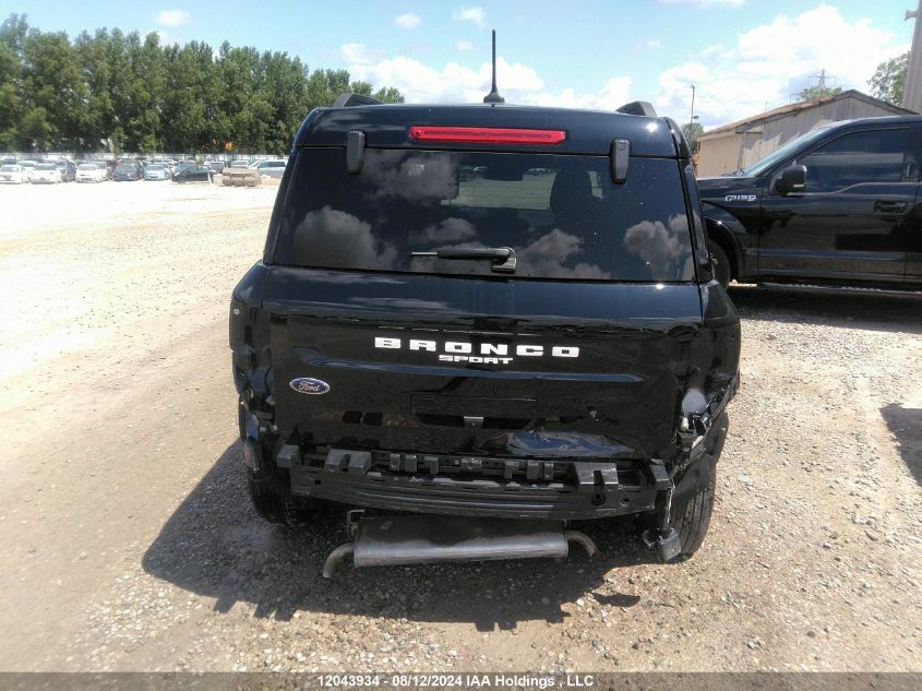 2024 Ford Bronco Sport Big Bend VIN: 3FMCR9B65RRE69134 Lot: 12043934