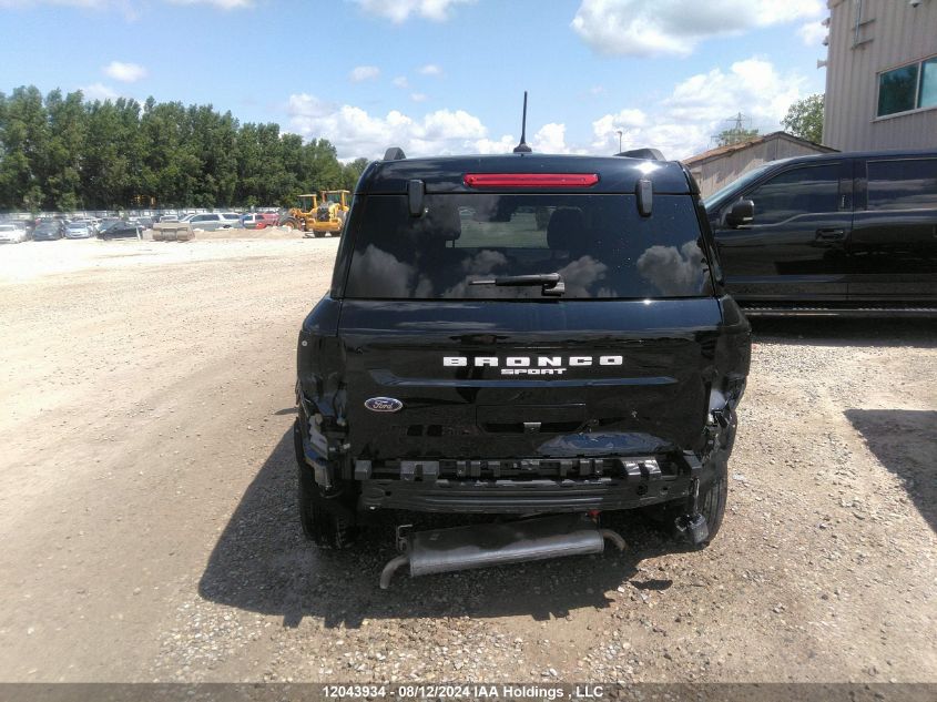 2024 Ford Bronco Sport Big Bend VIN: 3FMCR9B65RRE69134 Lot: 12043934