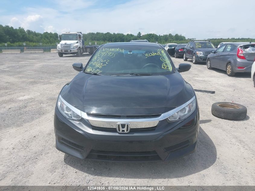 2018 Honda Civic Lx VIN: 2HGFC2F57JH014606 Lot: 12043935