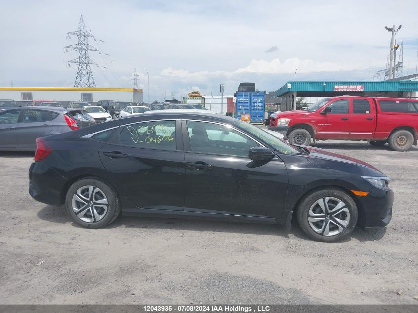 2018 Honda Civic Lx VIN: 2HGFC2F57JH014606 Lot: 12043935