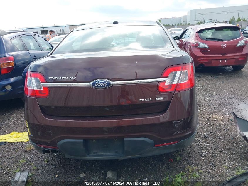 2010 Ford Taurus Sel VIN: 1FAHP2HW2AG117225 Lot: 12043937