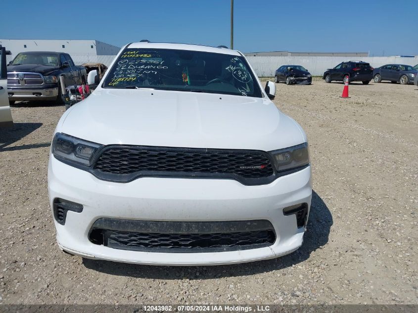2022 Dodge Durango Gt VIN: 1C4RDJDG3NC225561 Lot: 12043982
