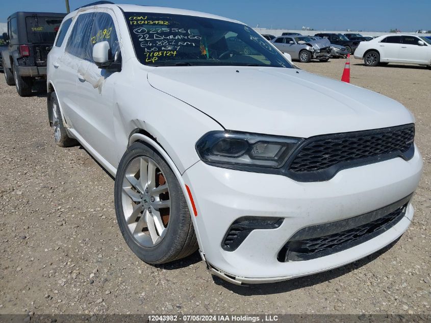 2022 Dodge Durango Gt VIN: 1C4RDJDG3NC225561 Lot: 12043982