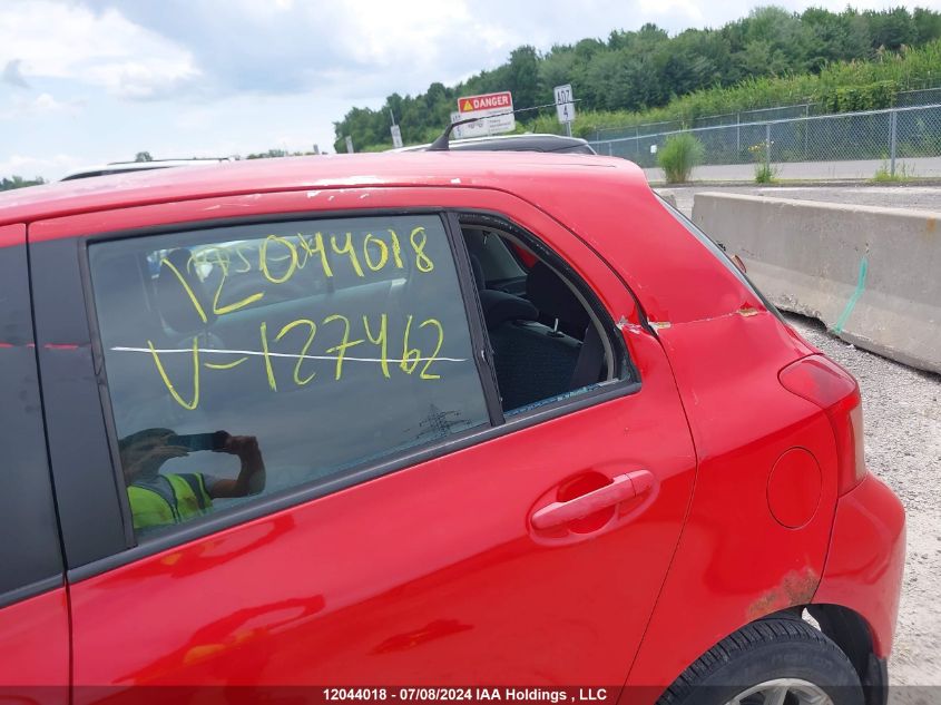 2007 Toyota Yaris Le/Rs VIN: JTDKT923175127462 Lot: 12044018