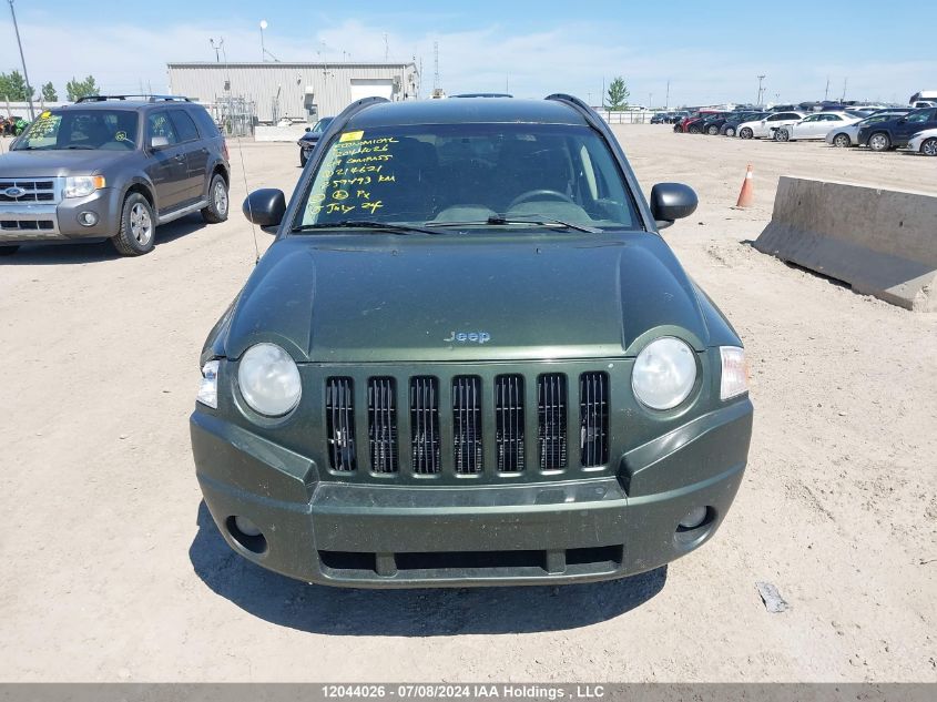 2009 Jeep Compass Sport/North VIN: 1J4FF47B59D214621 Lot: 12044026