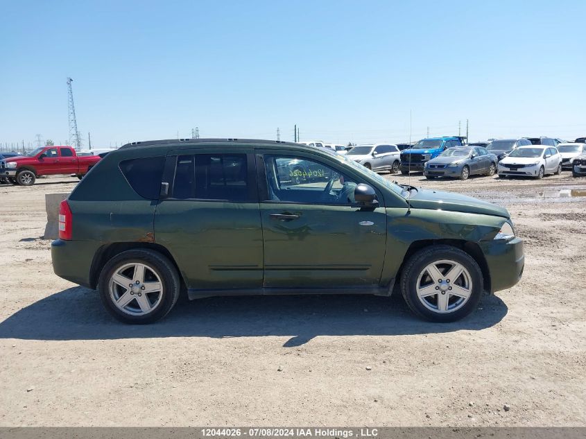 2009 Jeep Compass Sport/North VIN: 1J4FF47B59D214621 Lot: 12044026