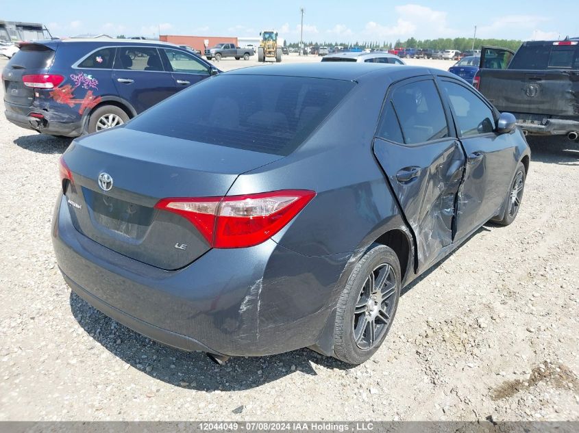 2017 Toyota Corolla Le VIN: 2T1BURHE7HC752605 Lot: 12044049