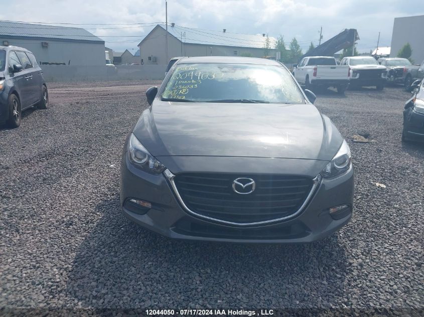 2018 Mazda Mazda3 VIN: 3MZBN1L73JM236033 Lot: 12044050