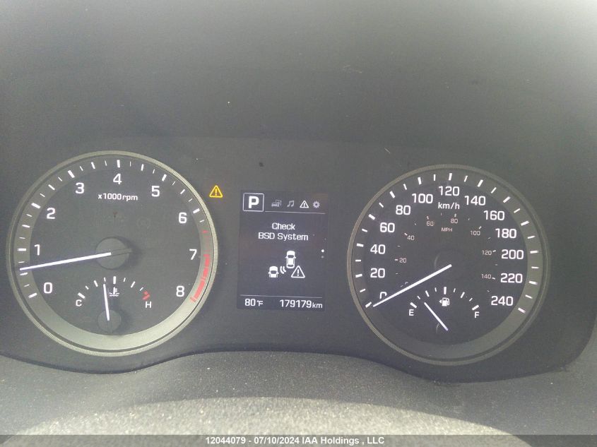 2017 Hyundai Tucson Limited/Sport And Eco/Se VIN: KM8J3CA46HU259509 Lot: 12044079