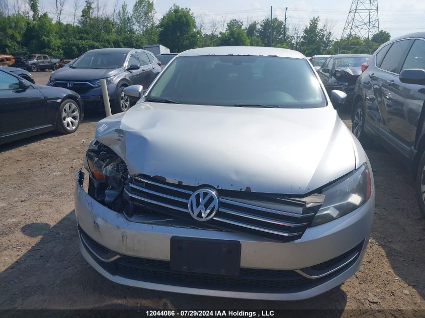 2012 Volkswagen Passat VIN: 1VWAH7A31CC001690 Lot: 12044086