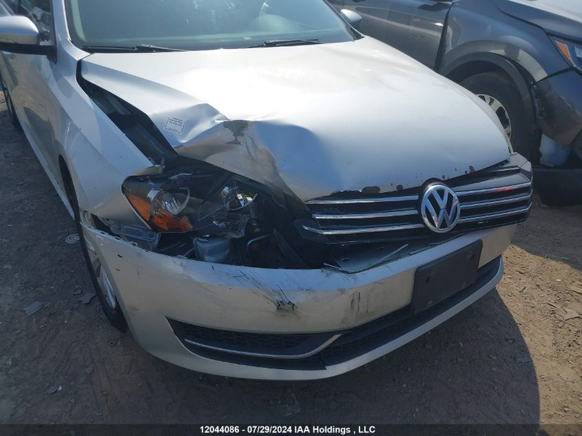 2012 Volkswagen Passat VIN: 1VWAH7A31CC001690 Lot: 12044086