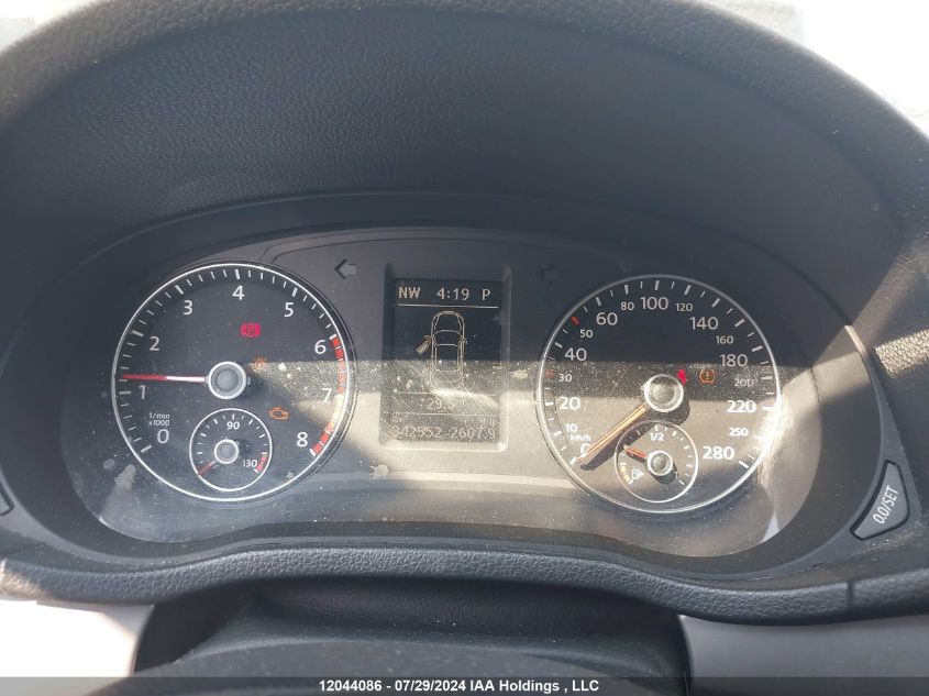 2012 Volkswagen Passat VIN: 1VWAH7A31CC001690 Lot: 12044086