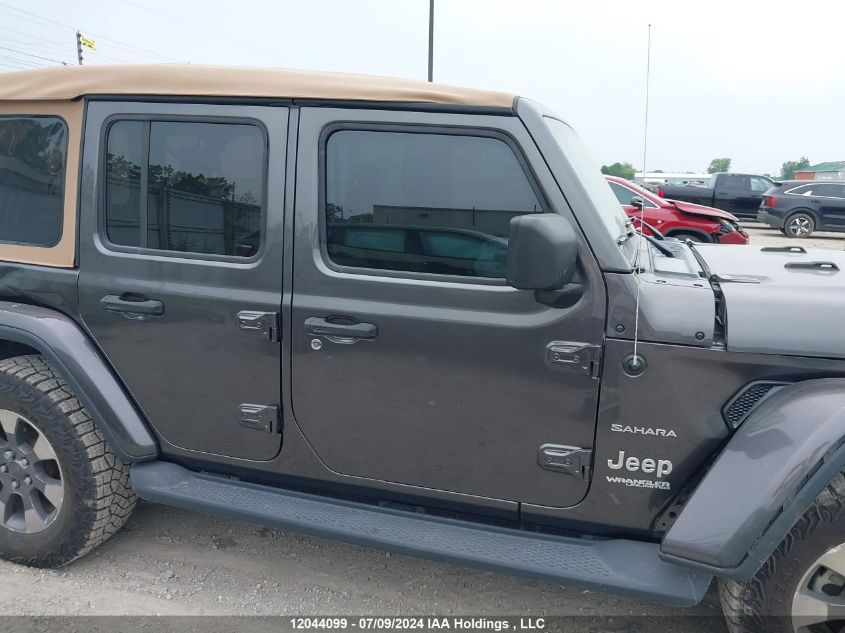 2019 Jeep Wrangler Unlimited Sahara VIN: 1C4HJXEG9KW579634 Lot: 12044099