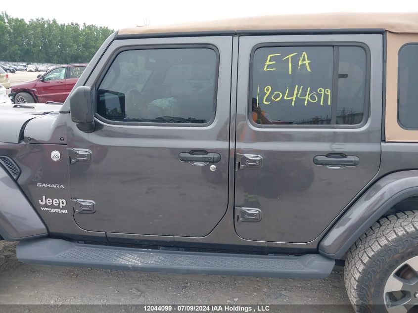 2019 Jeep Wrangler Unlimited Sahara VIN: 1C4HJXEG9KW579634 Lot: 12044099