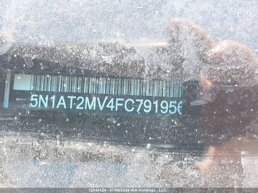 2015 Nissan Rogue VIN: 5N1AT2MV4FC791956 Lot: 12044124