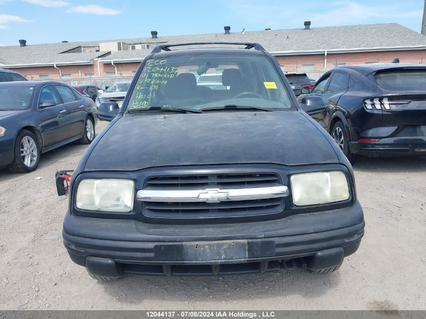 2001 Chevrolet Tracker VIN: 2CNBJ13C916956647 Lot: 12044137