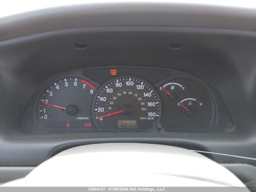 2001 Chevrolet Tracker VIN: 2CNBJ13C916956647 Lot: 12044137