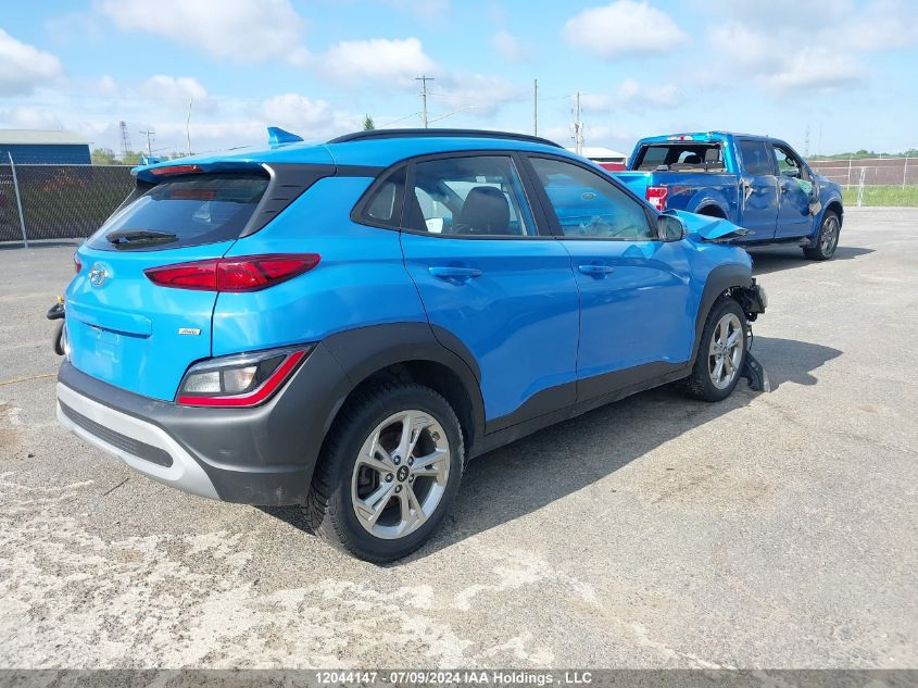 2022 Hyundai Kona Sel/Se VIN: KM8K2CABXNU765541 Lot: 12044147