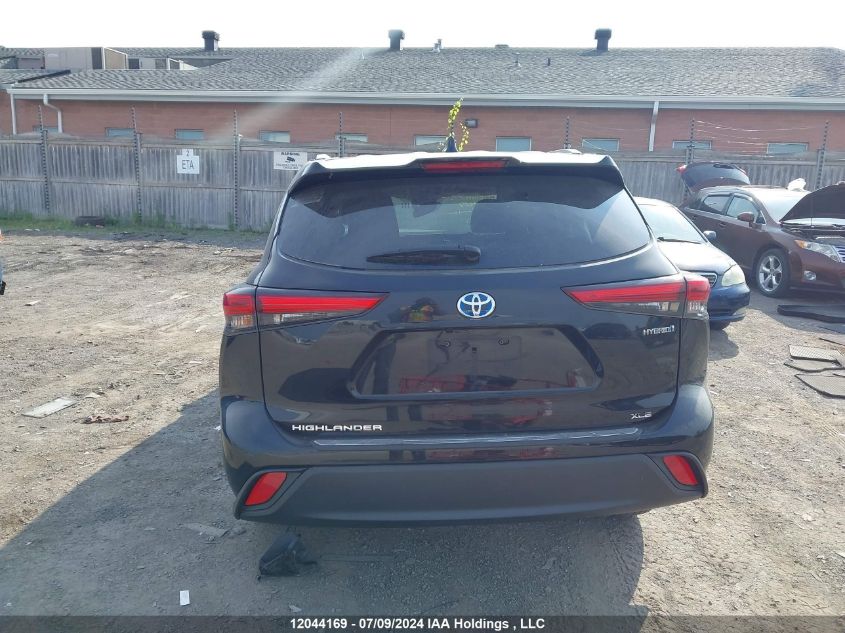 2023 Toyota Highlander Hybrid Xle/Hybrid Bronze Edition VIN: 5TDKBRCH3PS106460 Lot: 12044169