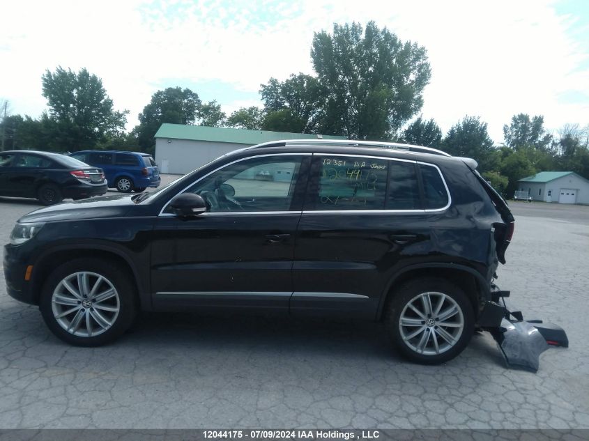 2017 Volkswagen Tiguan Comfortline VIN: WVGMV7AX1HK002908 Lot: 12044175