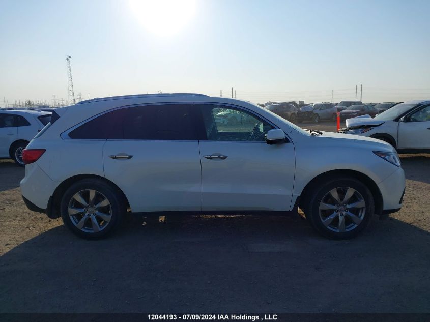 2015 Acura Mdx Advance VIN: 5FRYD4H86FB504277 Lot: 12044193