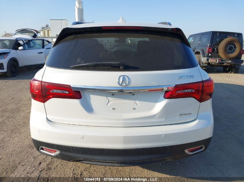 2015 Acura Mdx Advance VIN: 5FRYD4H86FB504277 Lot: 12044193