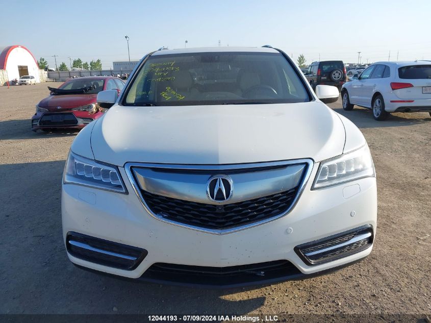 2015 Acura Mdx Advance VIN: 5FRYD4H86FB504277 Lot: 12044193