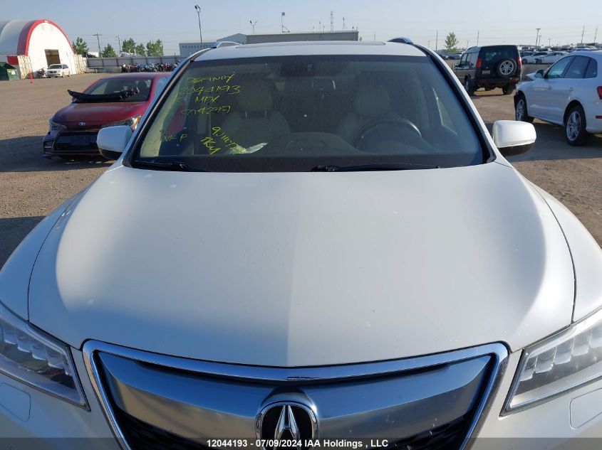2015 Acura Mdx Advance VIN: 5FRYD4H86FB504277 Lot: 12044193
