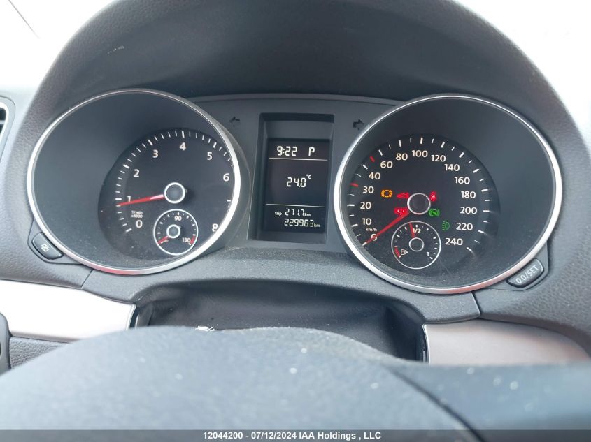 2011 Volkswagen Golf VIN: WVWDA7AJ2BW224580 Lot: 12044200