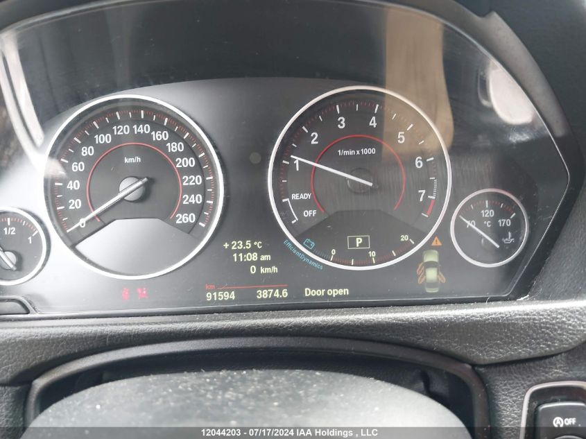 2014 BMW 3 Series VIN: WBA3C3C5XEK200101 Lot: 12044203