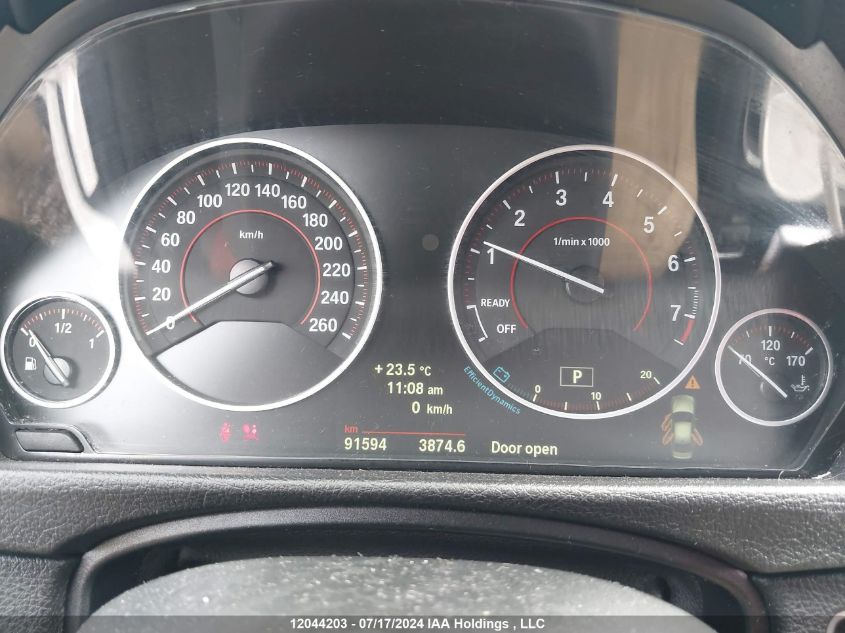 2014 BMW 3 Series VIN: WBA3C3C5XEK200101 Lot: 12044203