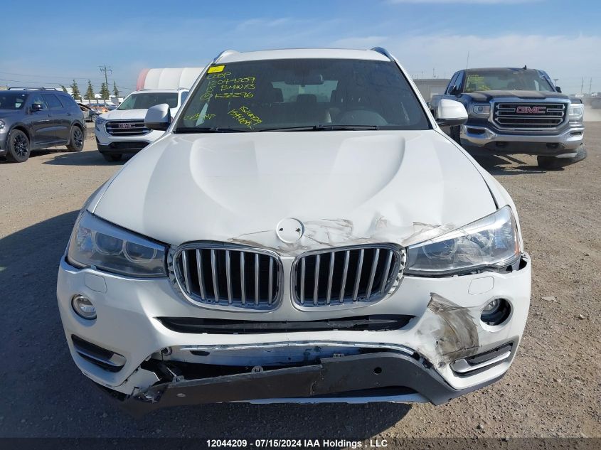 2015 BMW X3 VIN: 5UXWX7C53F0K32296 Lot: 12044209