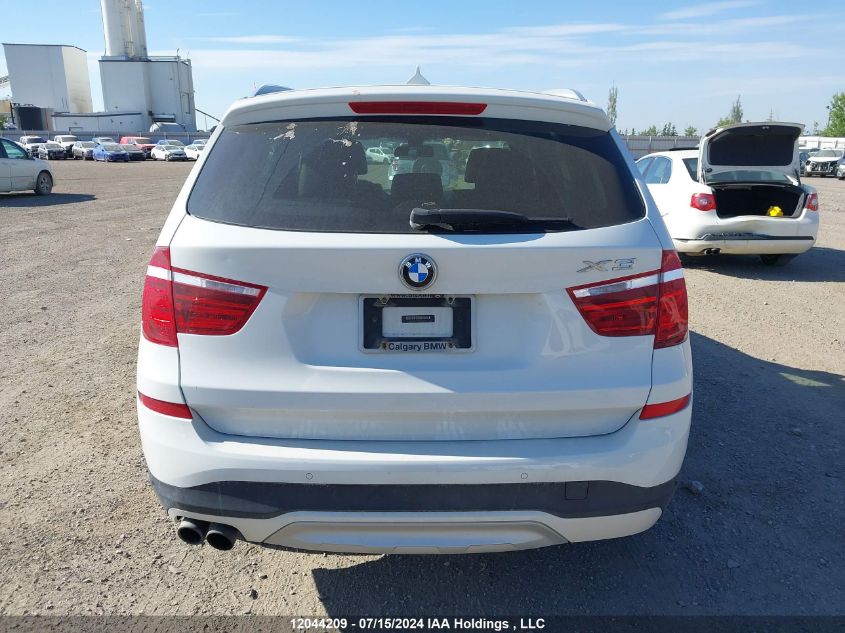 2015 BMW X3 VIN: 5UXWX7C53F0K32296 Lot: 12044209