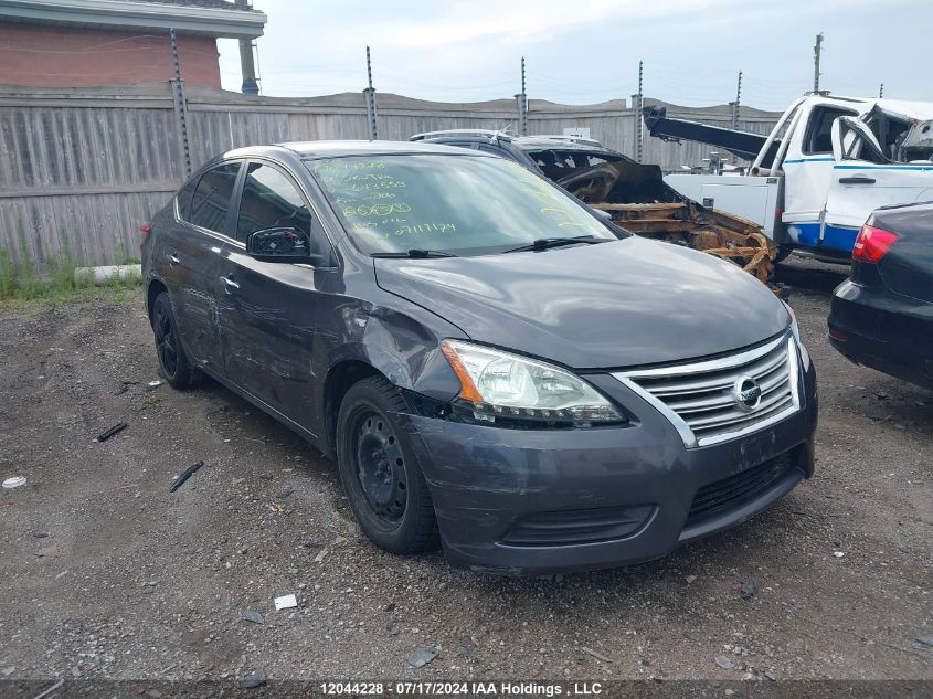 2014 Nissan Sentra VIN: 3N1AB7APXEL643553 Lot: 12044228