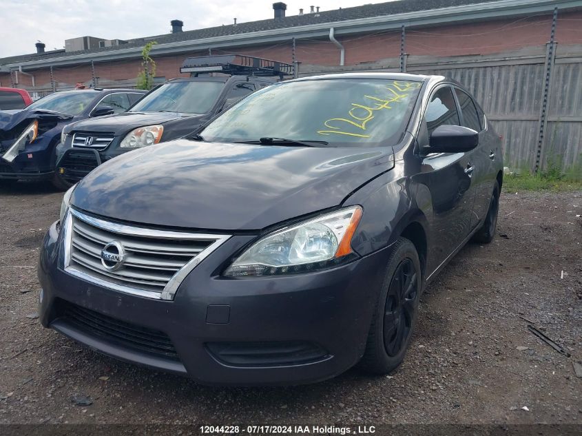 2014 Nissan Sentra VIN: 3N1AB7APXEL643553 Lot: 12044228