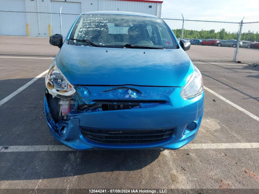 2015 Mitsubishi Mirage VIN: ML32A3HJ5FH057196 Lot: 12044241