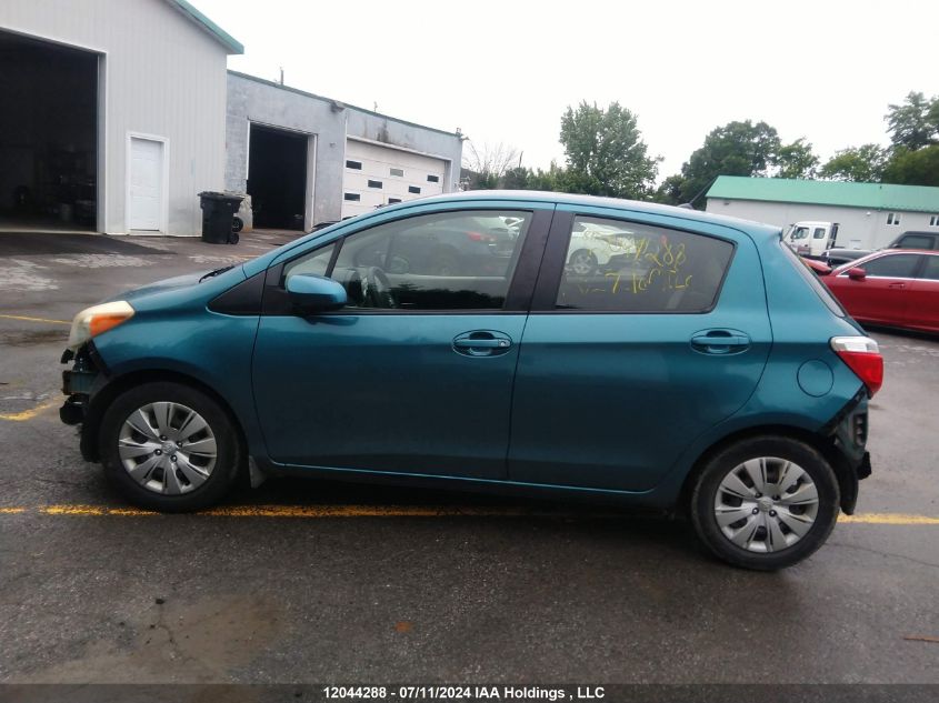 2012 Toyota Yaris VIN: JTDKTUD37CD502027 Lot: 12044288