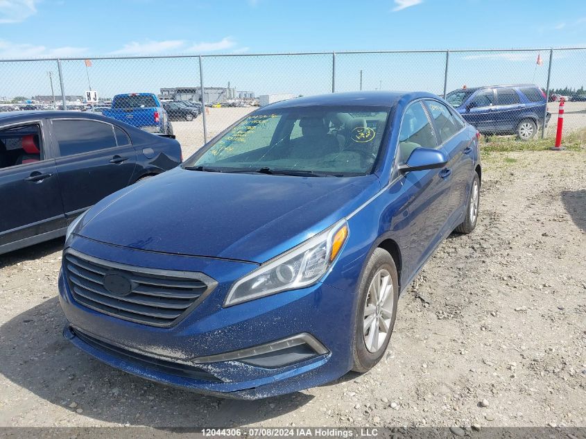 2015 Hyundai Sonata Gl VIN: 5NPE24AF4FH055962 Lot: 12044306