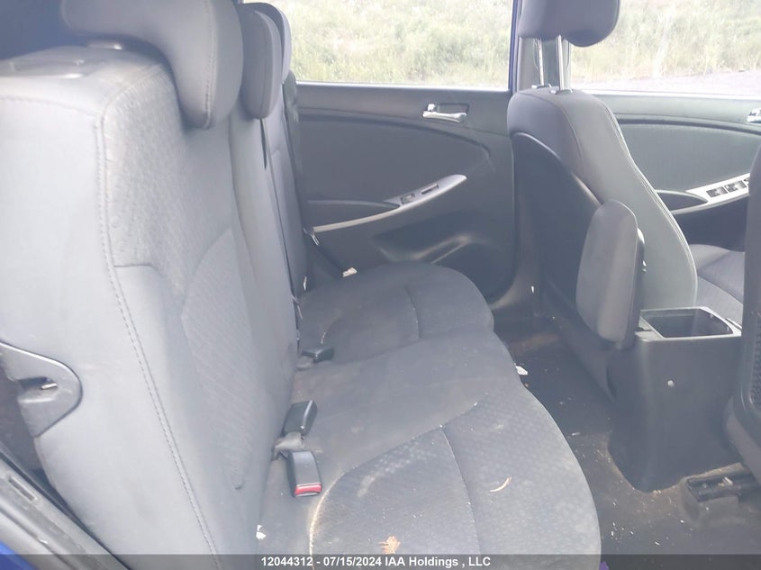 2012 Hyundai Accent Gls/Gs/Se VIN: KMHCU5AEXCU043553 Lot: 12044312