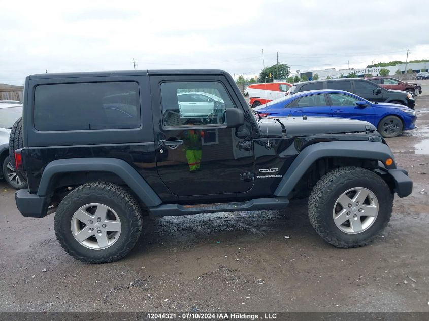 2013 Jeep Wrangler Sport VIN: 1C4AJWAG1DL597583 Lot: 12044321