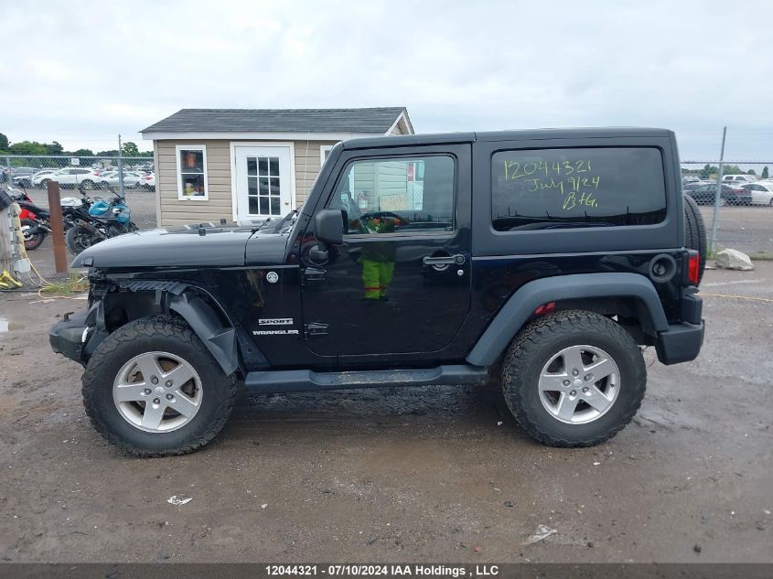 2013 Jeep Wrangler Sport VIN: 1C4AJWAG1DL597583 Lot: 12044321