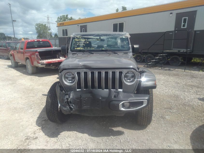 2021 Jeep Wrangler Unlimited Sahara VIN: 1C4HJXEN7MW692290 Lot: 12044332