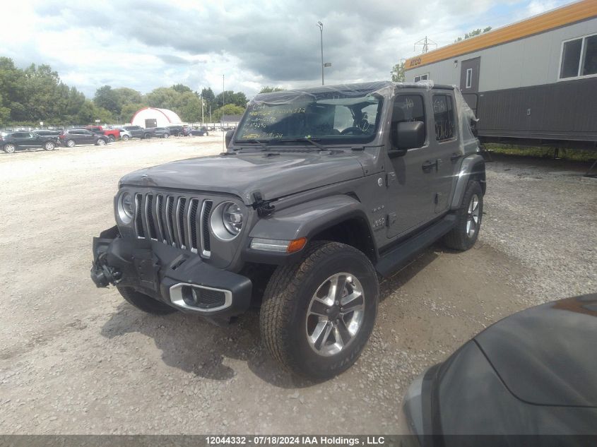 2021 Jeep Wrangler Unlimited Sahara VIN: 1C4HJXEN7MW692290 Lot: 12044332