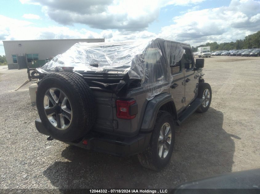 2021 Jeep Wrangler Unlimited Sahara VIN: 1C4HJXEN7MW692290 Lot: 12044332