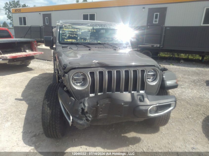 2021 Jeep Wrangler Unlimited Sahara VIN: 1C4HJXEN7MW692290 Lot: 12044332