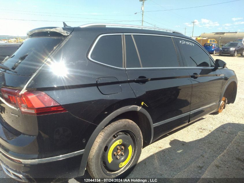 2022 Volkswagen Tiguan VIN: 3VV4B7AX9NM156852 Lot: 12044334
