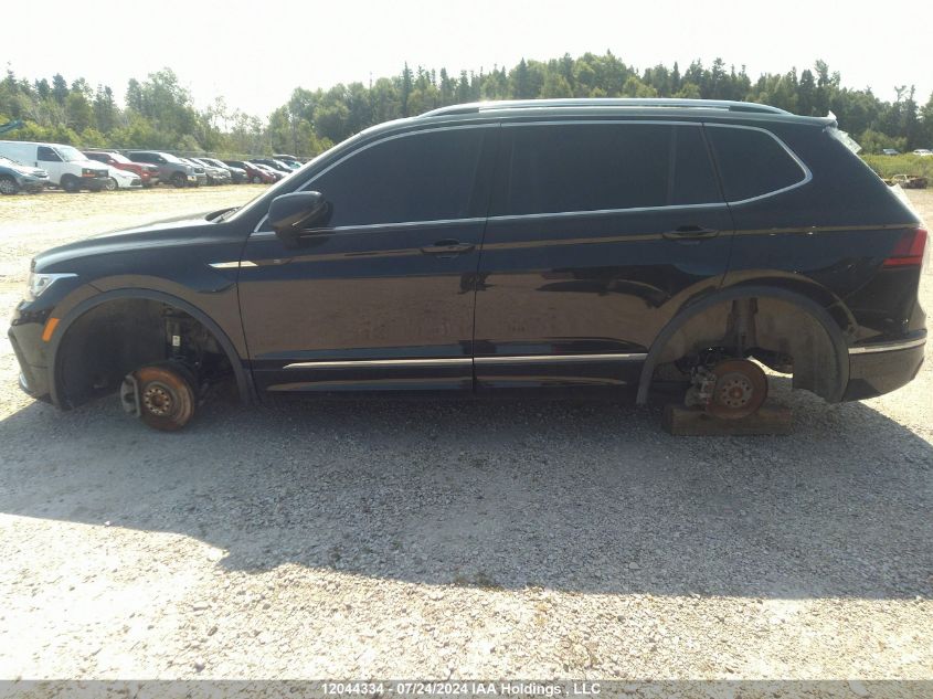 2022 Volkswagen Tiguan VIN: 3VV4B7AX9NM156852 Lot: 12044334