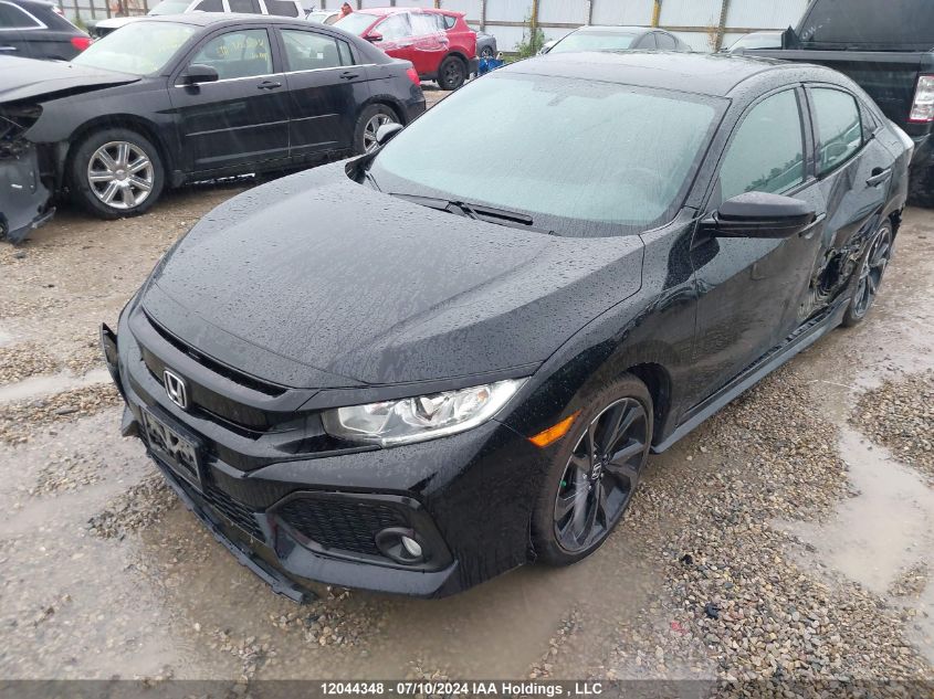 2018 Honda Civic Sport VIN: SHHFK7G49JU308792 Lot: 12044348