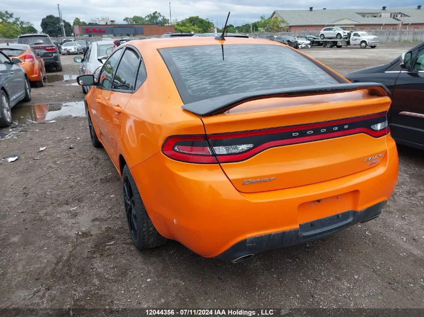 2014 Dodge Dart Sxt VIN: 1C3CDFBB2ED857654 Lot: 12044356