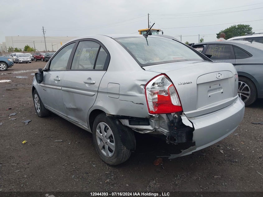 2010 Hyundai Accent Gl VIN: KMHCN4BC1AU394031 Lot: 12044393